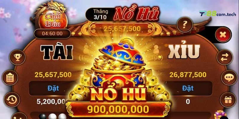 Sảnh Nổ Hũ Tp88 hiện đại với danh sách trò chơi đa dạng và hấp dẫn tại